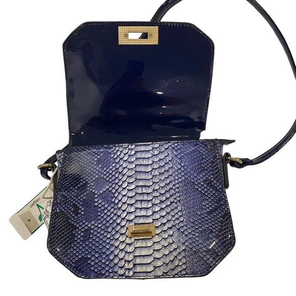 Animal Print Crossbody Shoulder Handbag Vegan Leather - Picture 2 of 9